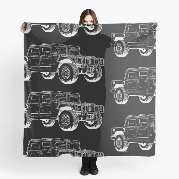 Aperçu de l'œuvre Hummer Wireframe Blanc créée et vendue par Auto-Prints.