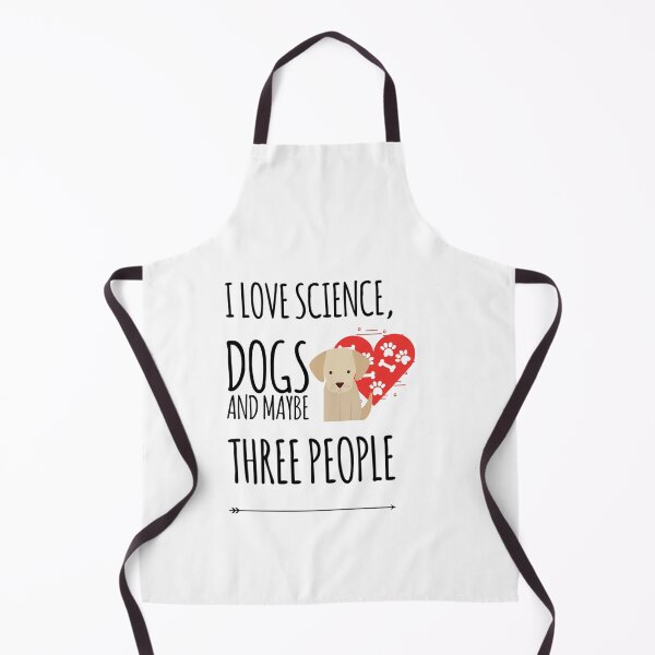 Item preview, I love science, dogs and maybe three people graphic designed and sold by ScienceCentre.