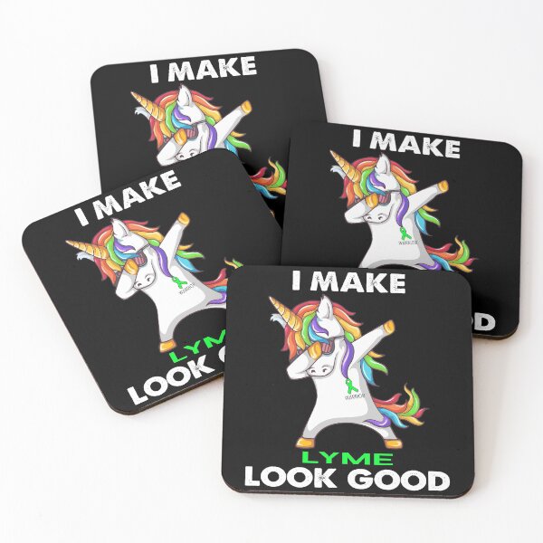 Item preview, I Make LYME Look Good Cute Unicorn Dabbing designed and sold by heppenp.