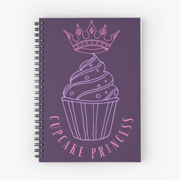 Item preview, Cupcake Princess CrownPink and Purple Line Drawing Design designed and sold by SteamParliament.