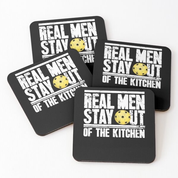 Item preview, Real men stay out of the kitchen pickleball  designed and sold by RussKris.