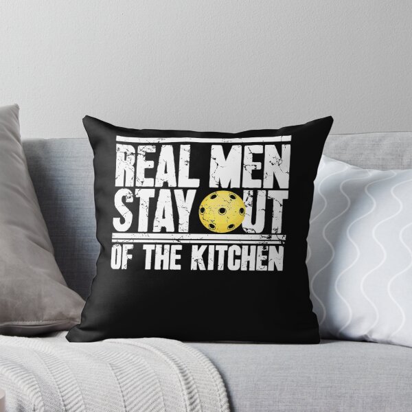 Item preview, Real men stay out of the kitchen pickleball  designed and sold by RussKris.