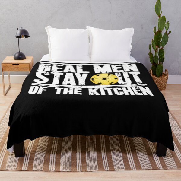 Item preview, Real men stay out of the kitchen pickleball  designed and sold by RussKris.