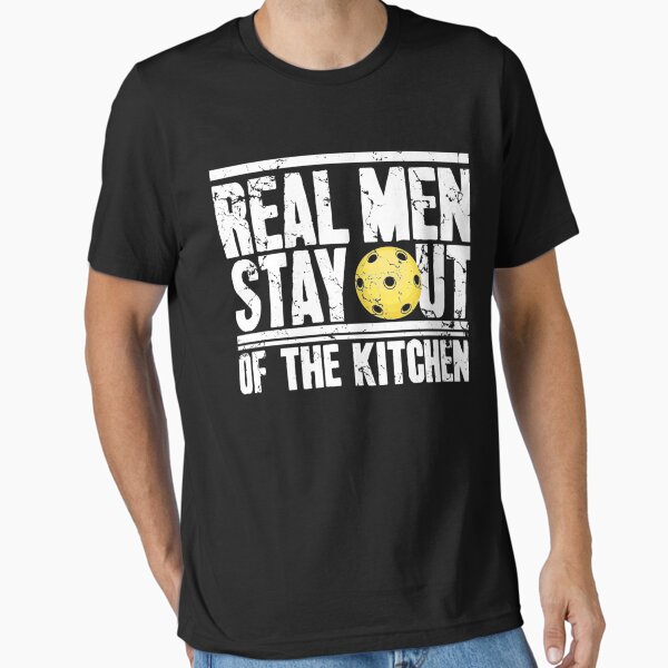 Item preview, Real men stay out of the kitchen pickleball  designed and sold by RussKris.