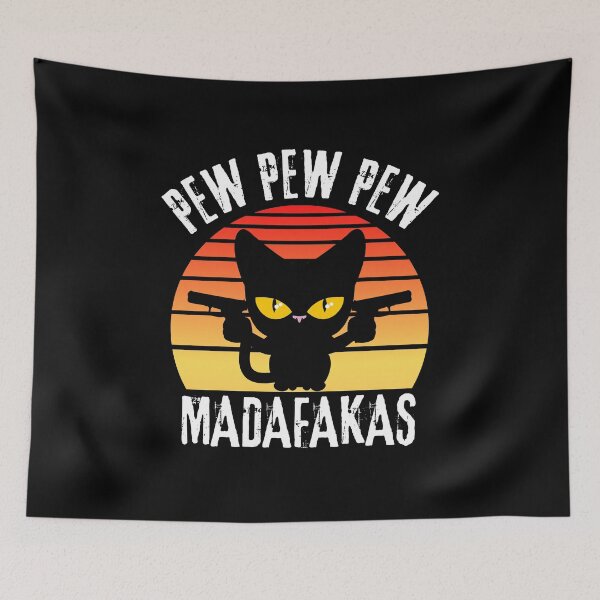 Item preview, PewPewPew Madafakas Cat designed and sold by ReichBourne.