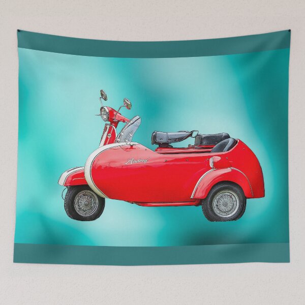 Item preview, Vintage Motorcycle designed and sold by NaturallyArt.
