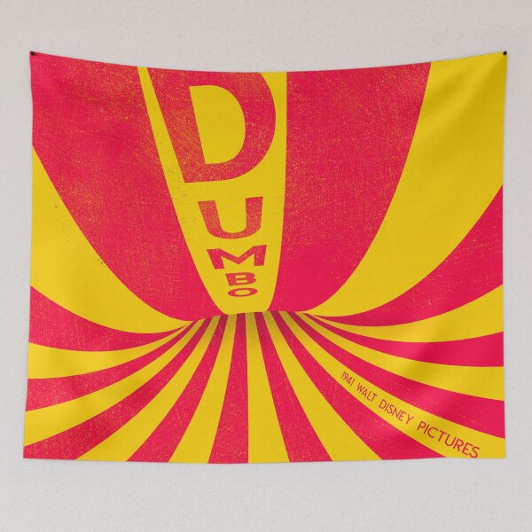 Item preview, Dumbo, animated movie poster, classic film, cult cinema, Elephant Jumbo Jr. designed and sold by Spallutos.