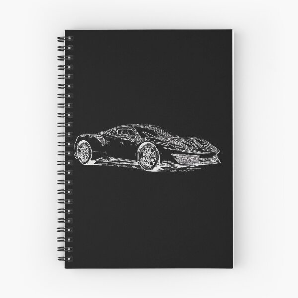 Item preview, 488 GTB Wireframe White designed and sold by Auto-Prints.