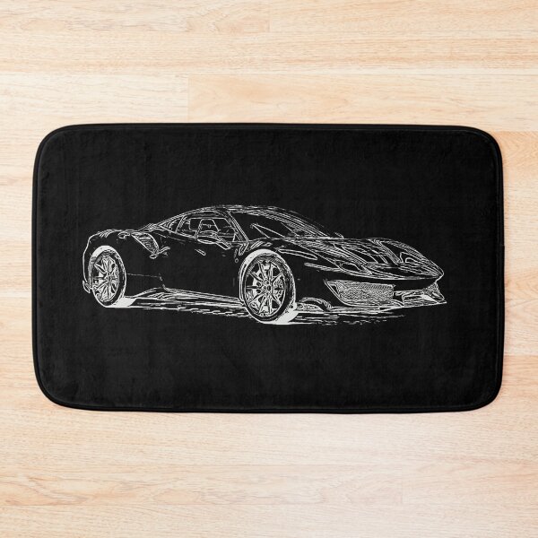 Item preview, 488 GTB Wireframe White designed and sold by Auto-Prints.