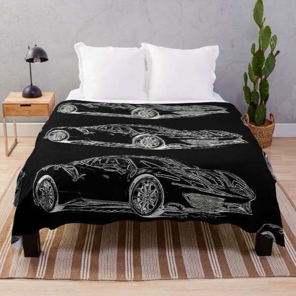 Item preview, 488 GTB Wireframe White designed and sold by Auto-Prints.