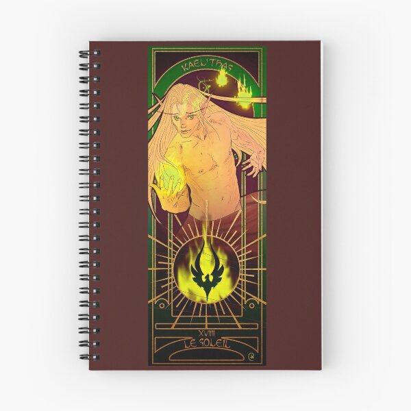 Item preview, Fanart: Tarot card in Art Nouveau style: The Sun, Kael'thas designed and sold by AlexaelArtworks.
