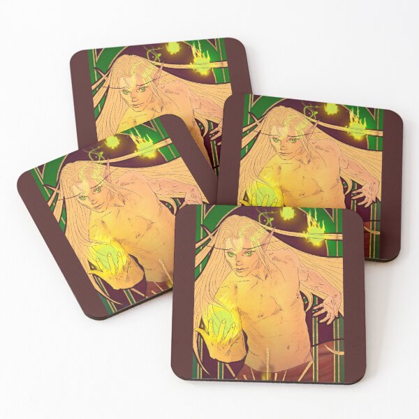 Item preview, Fanart: Tarot card in Art Nouveau style: The Sun, Kael'thas designed and sold by AlexaelArtworks.
