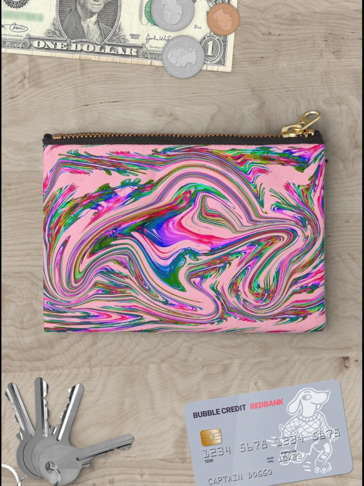 Thumbnail 3 of 4, Zipper Pouch, Smoke Design designed and sold by Rachael Atkins.