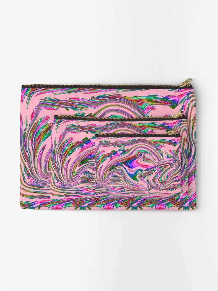Thumbnail 2 of 4, Zipper Pouch, Smoke Design designed and sold by Rachael Atkins.