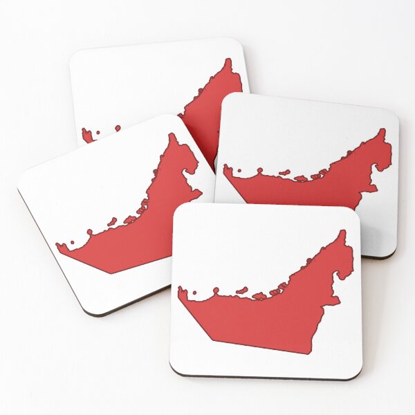 Item preview, Flat Styled United Arab Emirates Map designed and sold by Qestro.