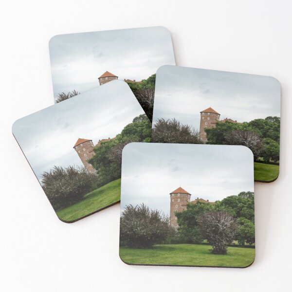 Item preview, Brick round tower of Wawel castle residency in park landscape in Krakow, Poland, the first UNESCO World Heritage Site in the world. designed and sold by dariazu.