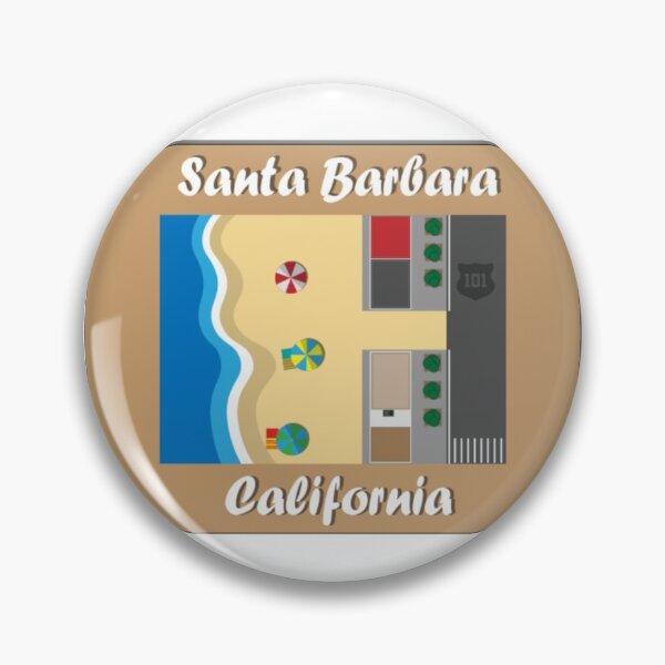 Artikelvorschau, Santa Barbara Kalifornien entworfen und verkauft von Capiral Bucketlist.