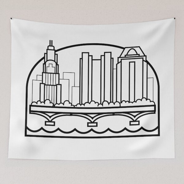 Item preview, Columbus Skyline Icon designed and sold by cymbellne.