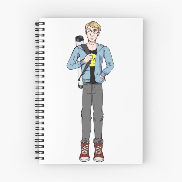 Item preview, skinny nerd steve designed and sold by stickerjock.