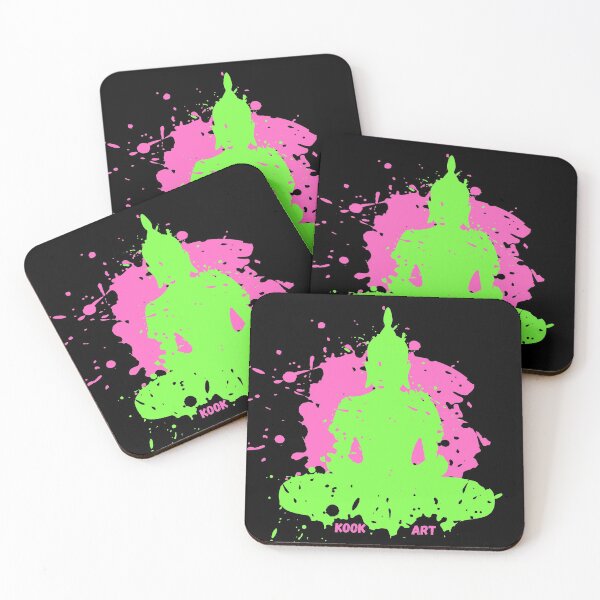 Item preview, # 49- Green Buddha - To stay while going to yoga - Kook Art designed and sold by KookArt.