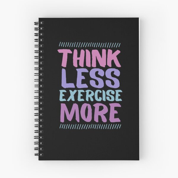 Item preview, Think Less Exercise More  designed and sold by Zentropik.