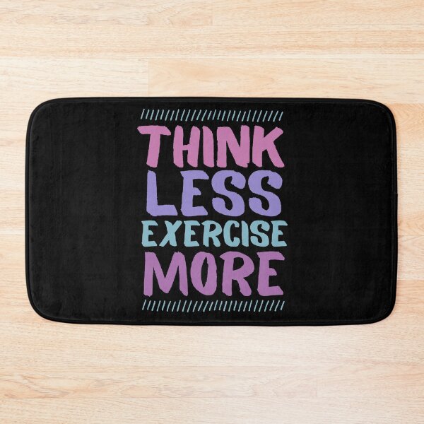 Item preview, Think Less Exercise More  designed and sold by Zentropik.