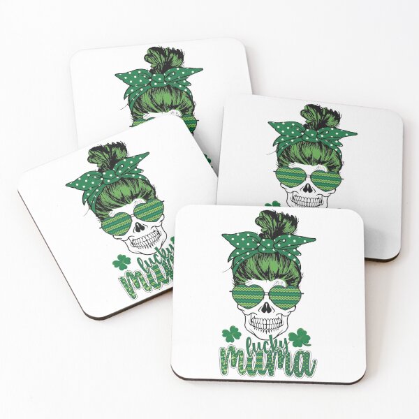Item preview, Lucky Mama - Mom Skull St. Patrick's Day designed and sold by K-icon.