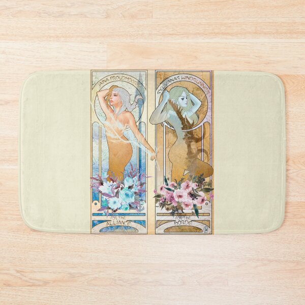 Item preview, Jaina and Sylvanas in Art Nouveau style designed and sold by AlexaelArtworks.