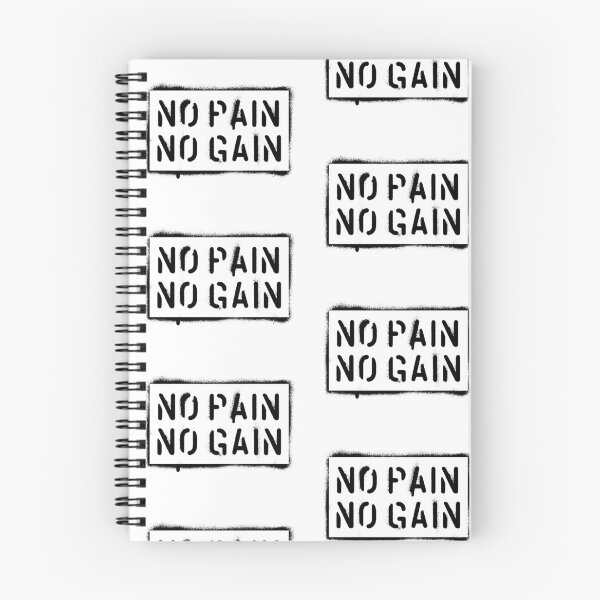 Item preview, Inspirational Quote No Pain No Gain designed and sold by OffTheWallPrint.
