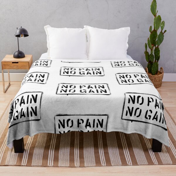Item preview, Inspirational Quote No Pain No Gain designed and sold by OffTheWallPrint.