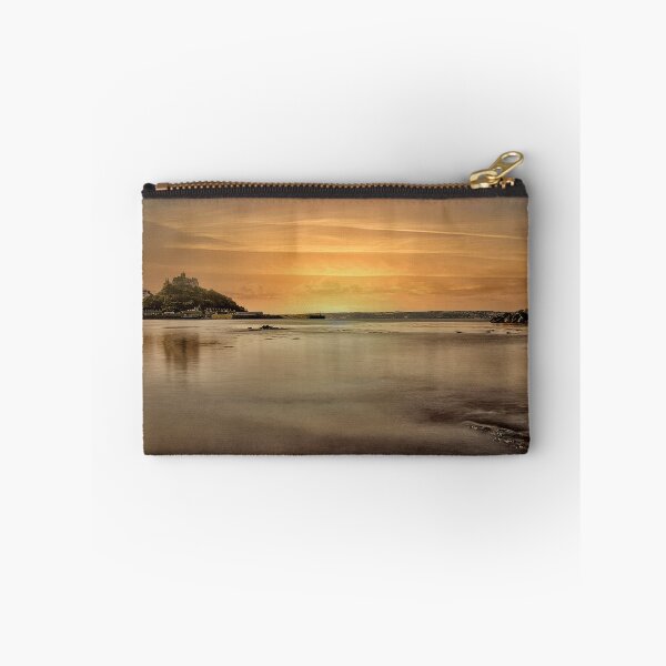 Item preview, St Michaels Mount sunset orange designed and sold by kathleenjean.
