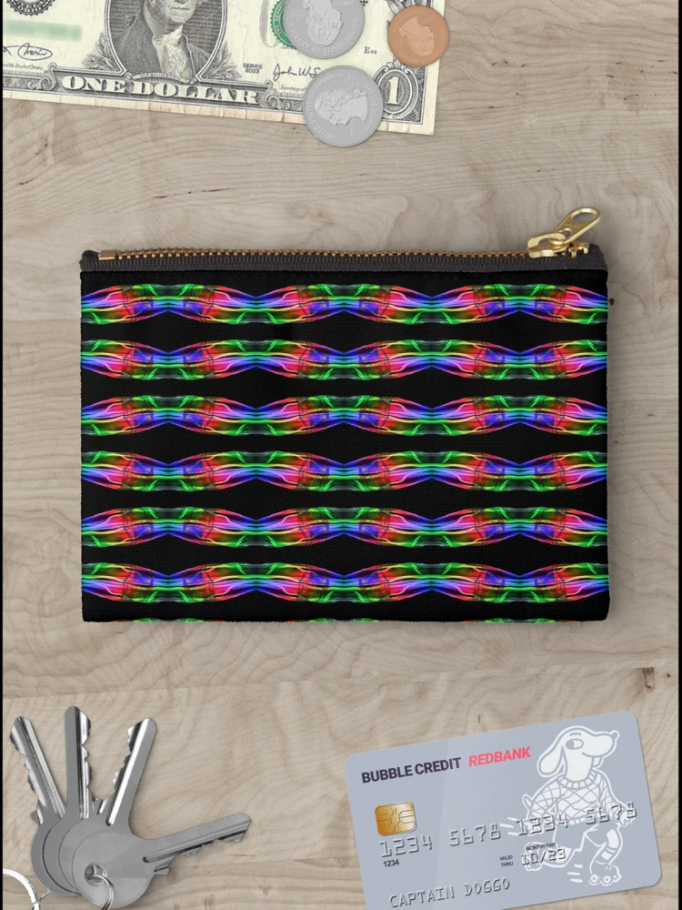 Thumbnail 3 of 4, Zipper Pouch, Smoke Design designed and sold by Rachael Atkins.