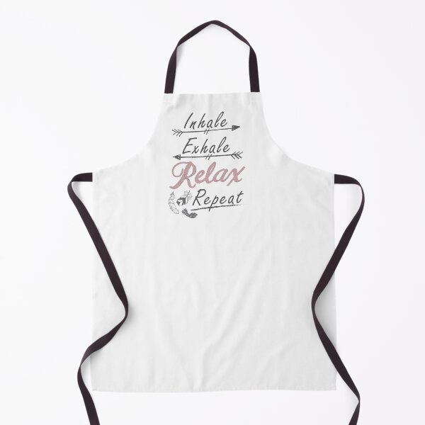 Item preview, Pink and Grey Hand drawn Calligraphy Phrase 'Inhale, Exhale Relax Repeat designed and sold by CJAura by Claire Jane Johnson.
