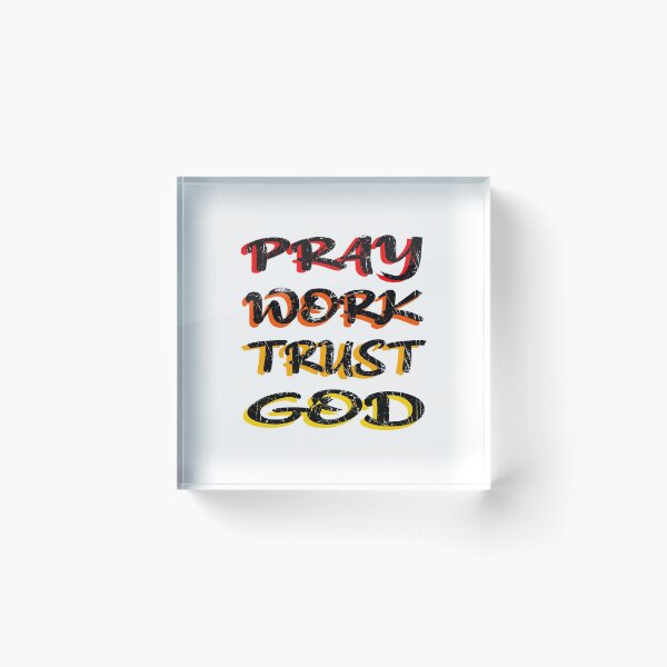 Item preview, Pray Work Trust God designed and sold by ibrastore.
