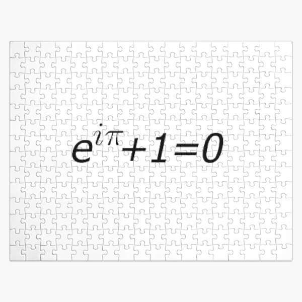 #Euler's #Identity, #Math, Mathematics, Science, formula, equation, #EulersIdentity Jigsaw Puzzle