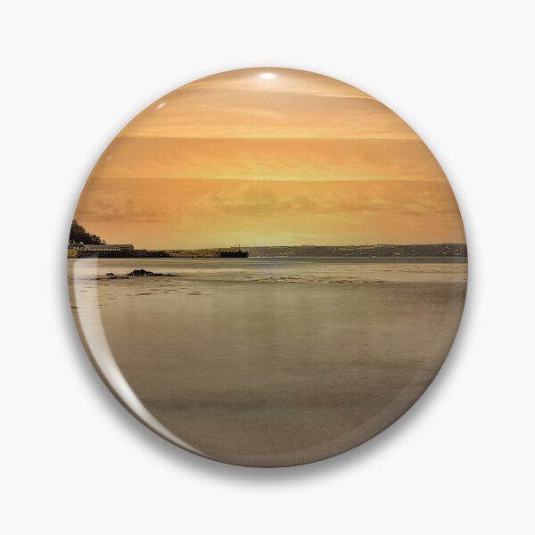 Item preview, St Michaels Mount sunset orange designed and sold by kathleenjean.