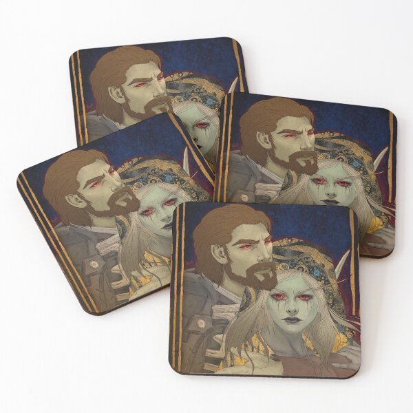 Item preview, Fanart: Sylvanas & Nathanos in Art Nouveau style  designed and sold by AlexaelArtworks.