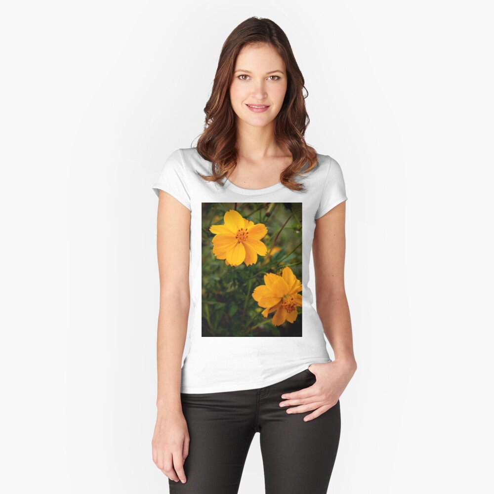 Golden Coreopsis Fitted Scoop T-Shirt