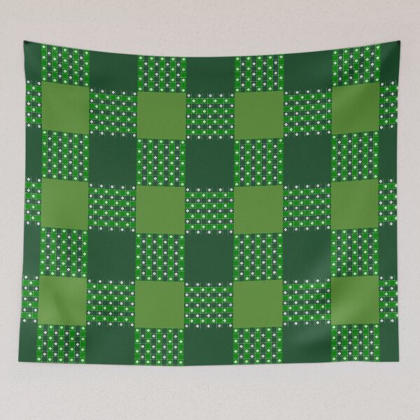 Item preview, Clover Leaf Plaid designed and sold by Rosinda.