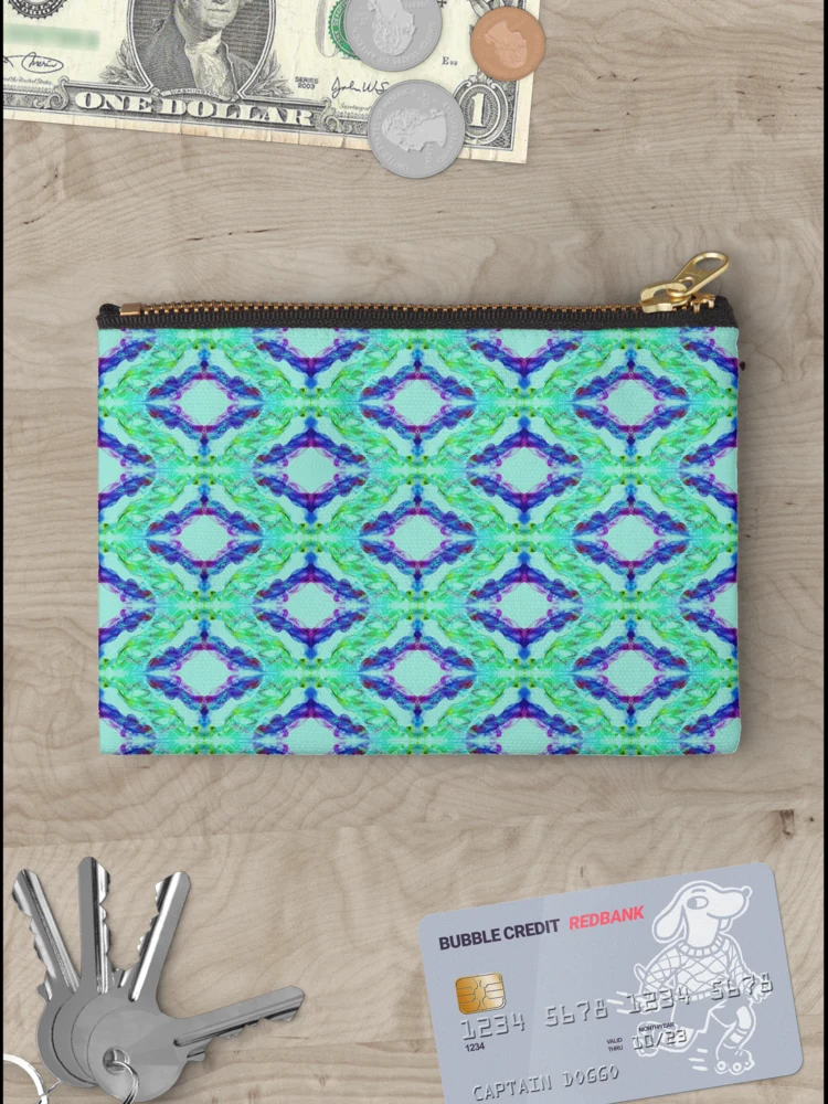 Thumbnail 3 of 4, Zipper Pouch, Smoke Design designed and sold by Rachael Atkins.