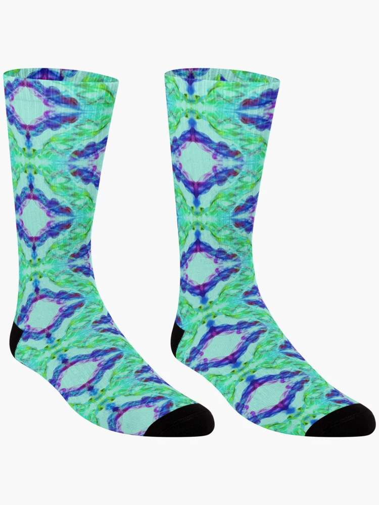 Thumbnail 3 of 5, Socks, Smoke Design designed and sold by Rachael Atkins.