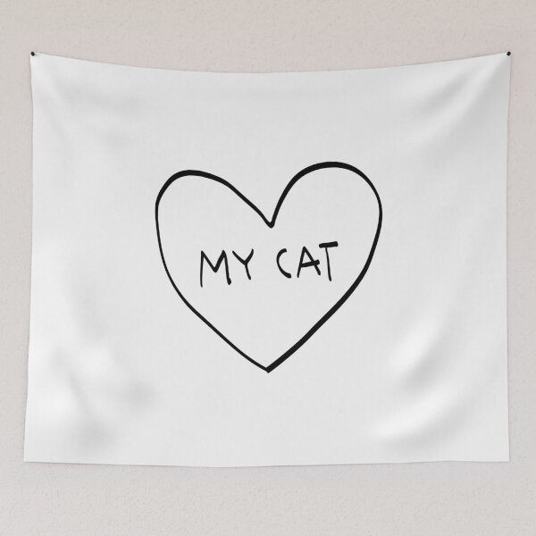 Item preview, I Love My Cat Ignorant Tattoo designed and sold by avristea.