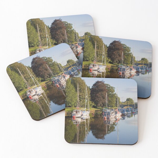 Item preview, River Dart with Moored Yachts designed and sold by Kezzles.