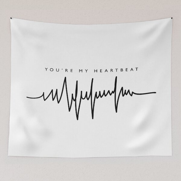 Item preview, Inspirational Quote You're My Heartbeat designed and sold by OffTheWallPrint.