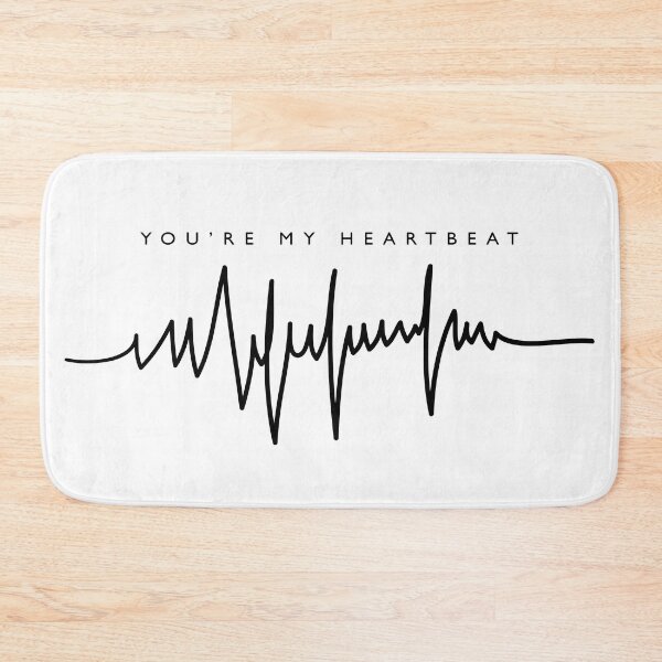 Item preview, Inspirational Quote You're My Heartbeat designed and sold by OffTheWallPrint.