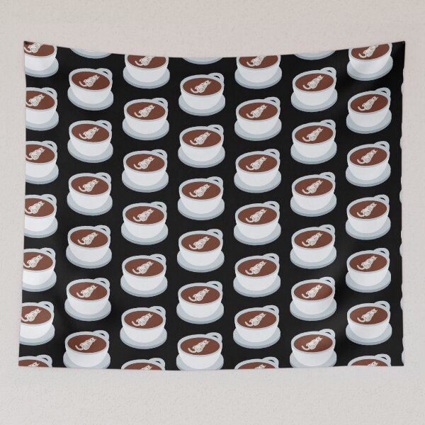 Item preview, Feline Caffeinated, Cat swimming in coffee | Coffee Lover designed and sold by felinefeelings.