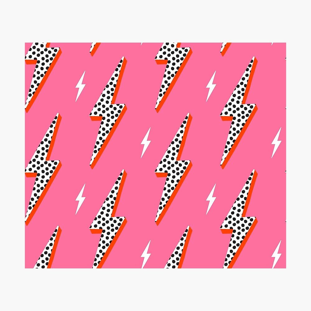Flash Lightning Seamless Pattern on Pink Background Thunderbolts in Retro  Cartoon Style Flat Style Vector Illustration Stock Illustration   Illustration of fabric flash 170890982