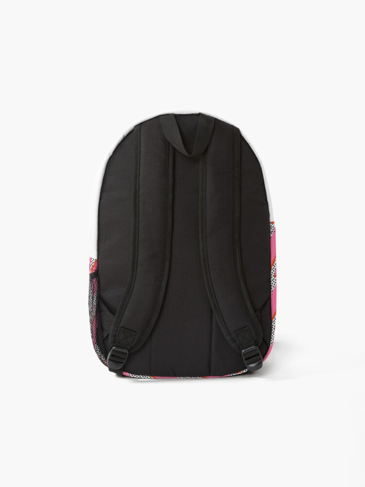 Alternate view of Lightning bolt thunder flash preppy pink Backpack