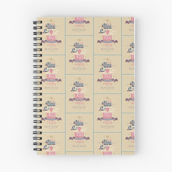 Item preview, Inspirational Quote All You Need is Travel designed and sold by OffTheWallPrint.