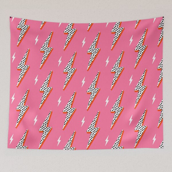 Item preview, Lightning bolt thunder flash preppy pink designed and sold by Milatoo.